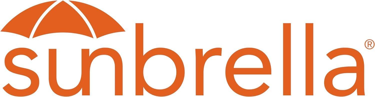 Austin Horn Classics Sunbrella Cabana Stripe White/Black Zippered Neck Roll Bolster (Set of 2)