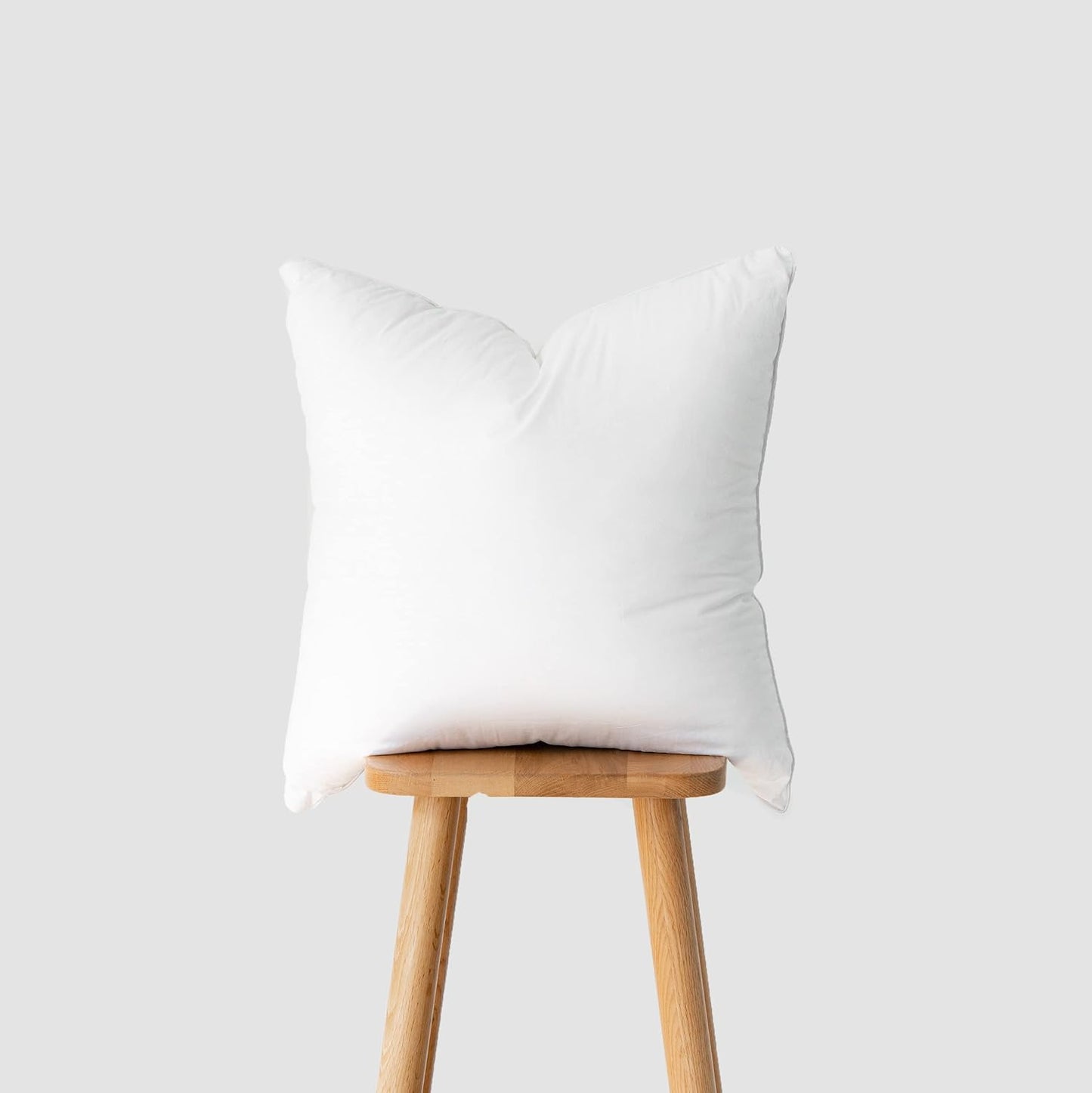 Hofdeco Premium Bolster Pillow Insert, 7"x22" ( Cover Size 6"x20") Water Resistant Synthetic Down Alternative Sham Stuffer for Patio, Bench, Garden, White