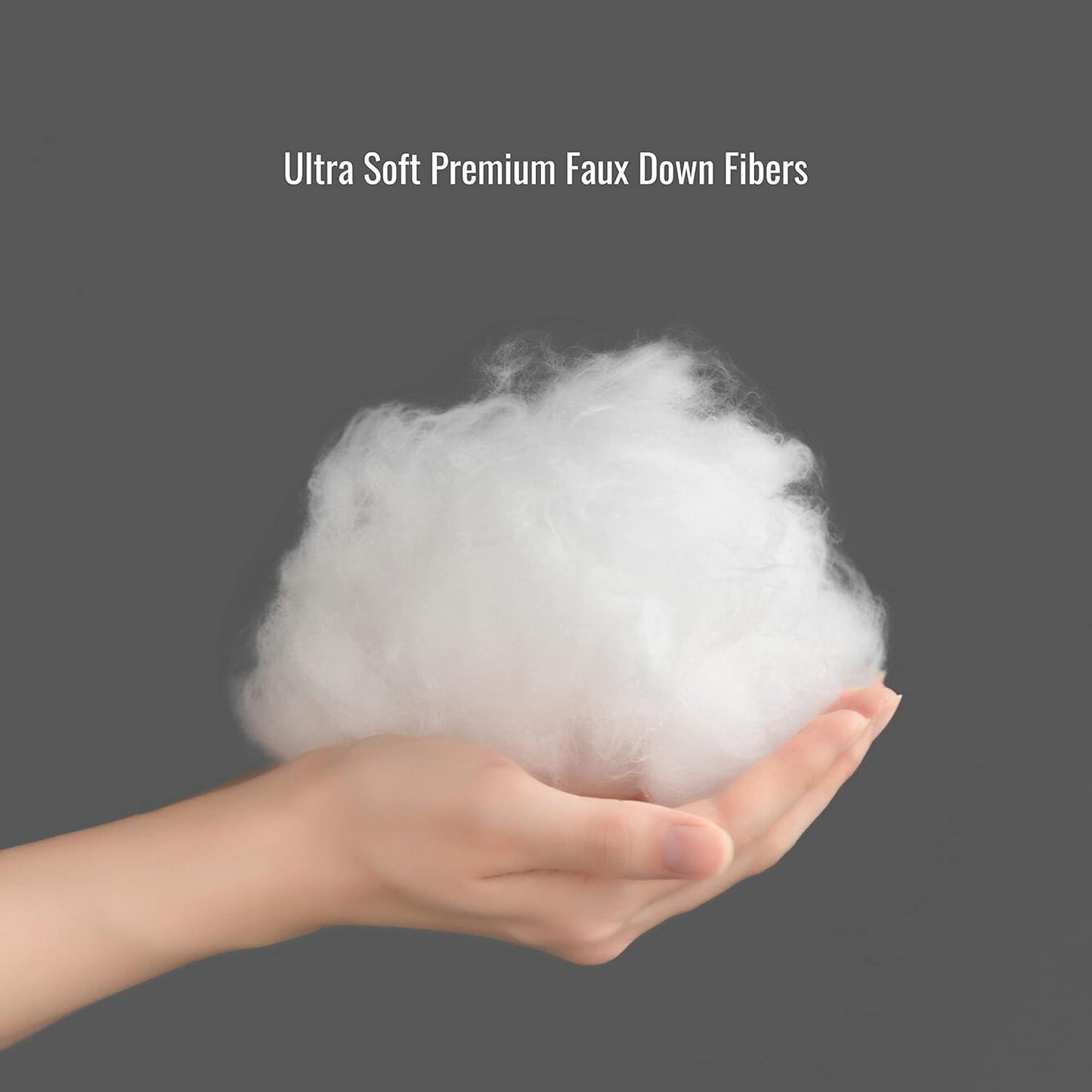 Hofdeco Premium Bolster Pillow Insert, 7"x22" ( Cover Size 6"x20") Water Resistant Synthetic Down Alternative Sham Stuffer for Patio, Bench, Garden, White